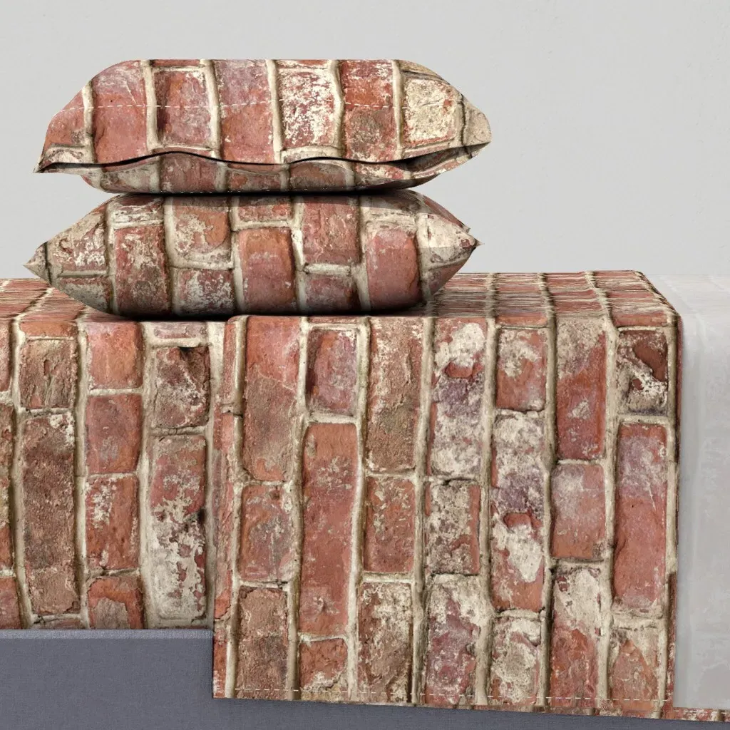 Antique Brick Twin Sheet Set - Red-Brown product