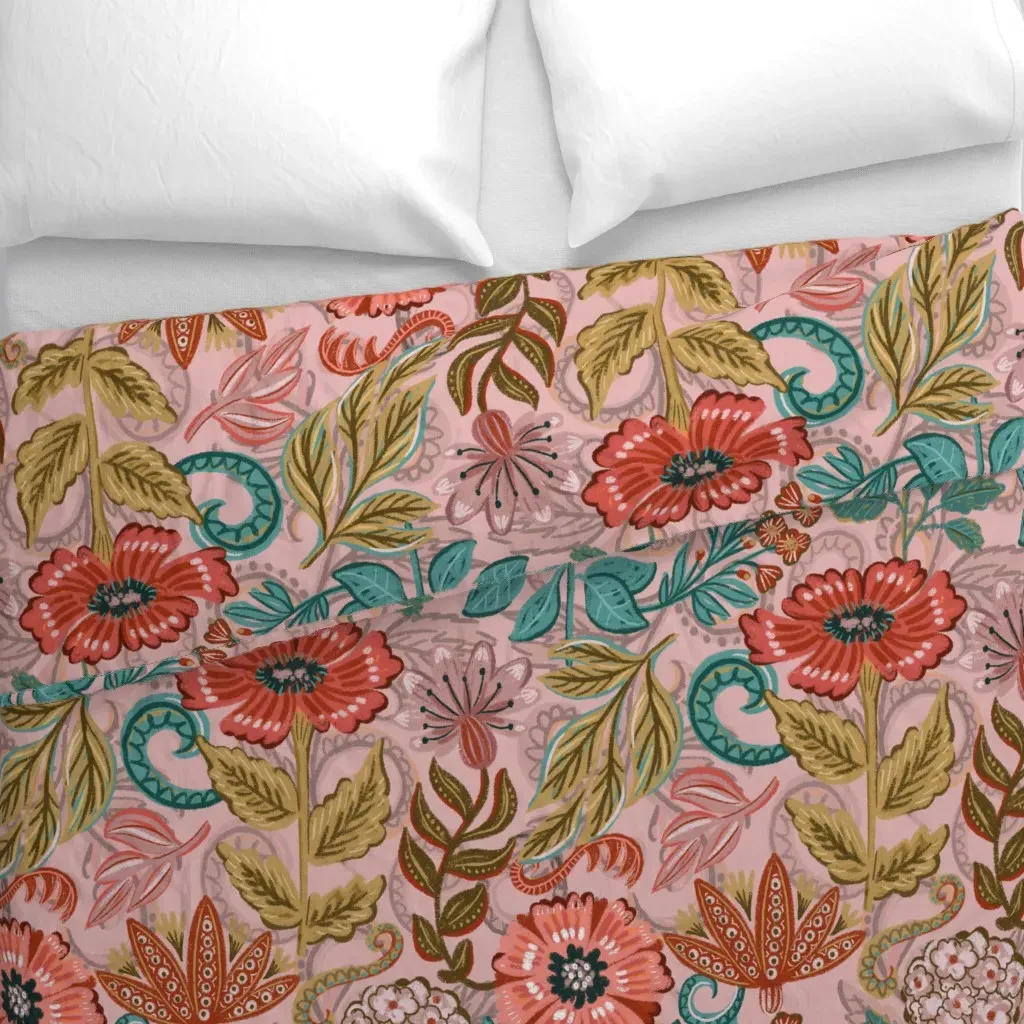 Antiquebloom Duvet Cover - Pink alternate view
