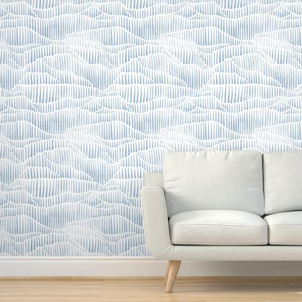 Appalachia Peel and Stick Wallpaper - Dusty Blue product
