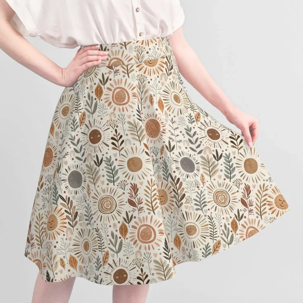 Apricity Winter Solstice Sun Pique Fabric Yardage - Beige alternate view