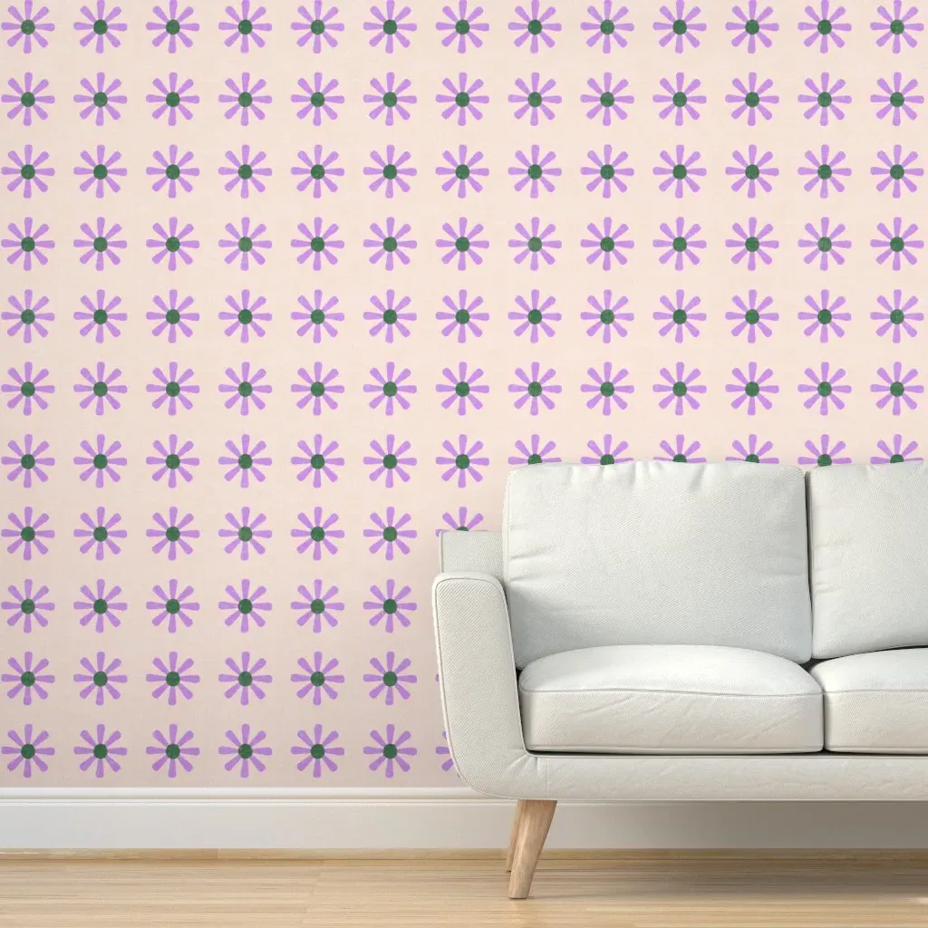 Araminta Peel and Stick Wallpaper - Lilac product