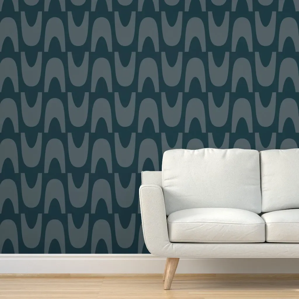 Arc 18363F Peel and Stick Wallpaper - Teal product