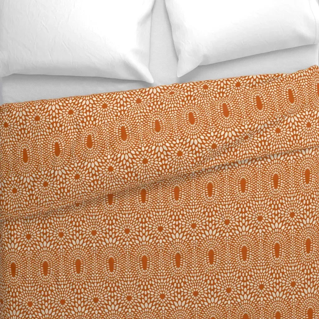 Arches-Cinnamon Duvet Cover - Sienna alternate view