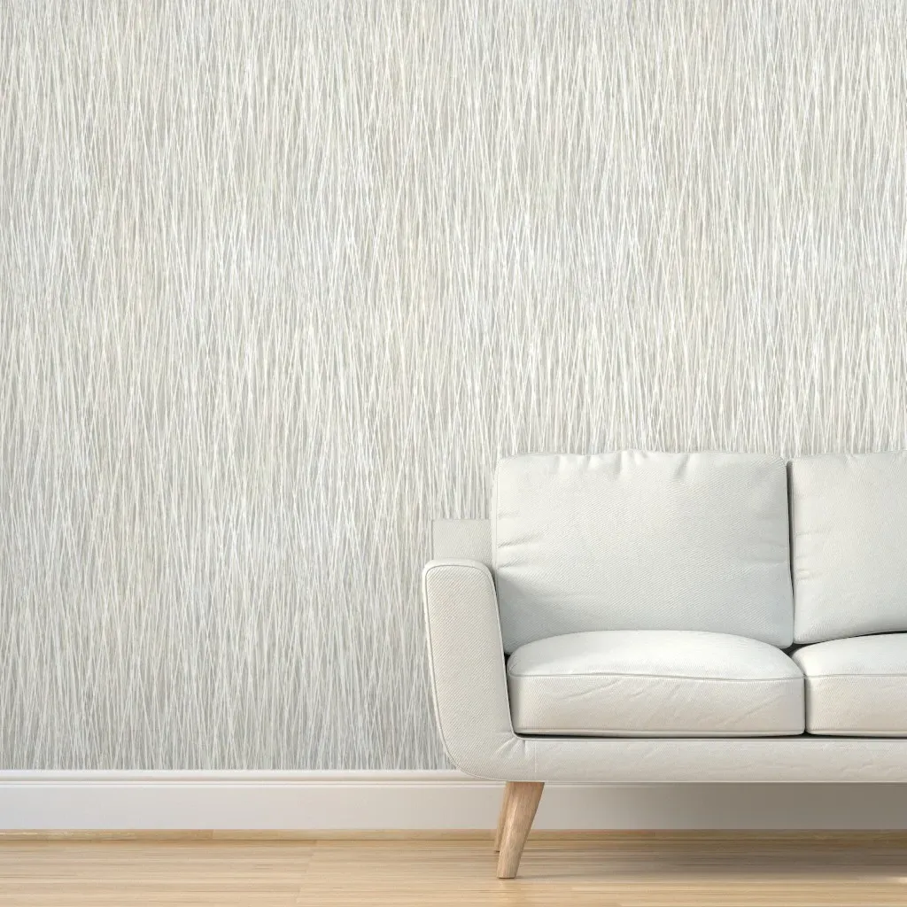 Arctic Fox White Fur Peel and Stick Wallpaper - Off-White product