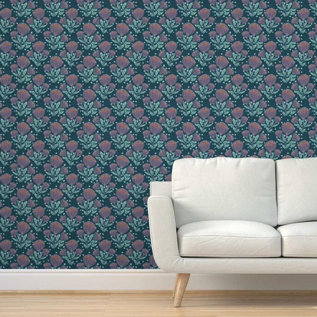 Arctic Kvan Peel and Stick Wallpaper - Purple product