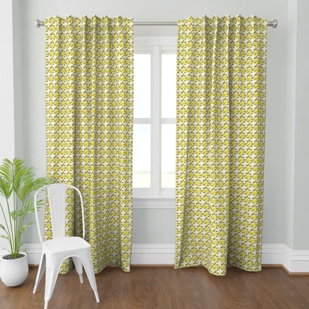Armadillitos Curtain Panel - Yellow product