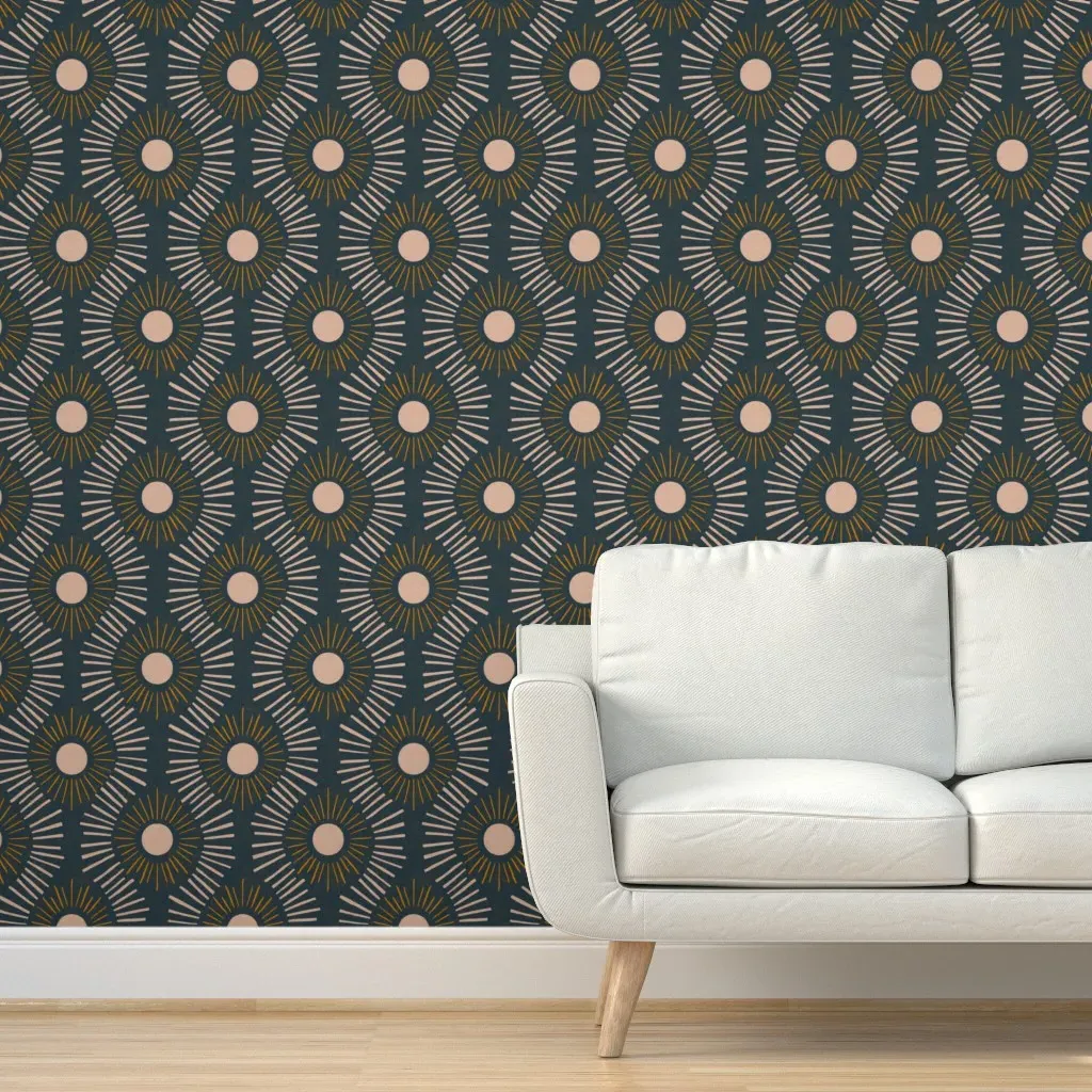 As Clear As Day Peel and Stick Wallpaper - Navy product