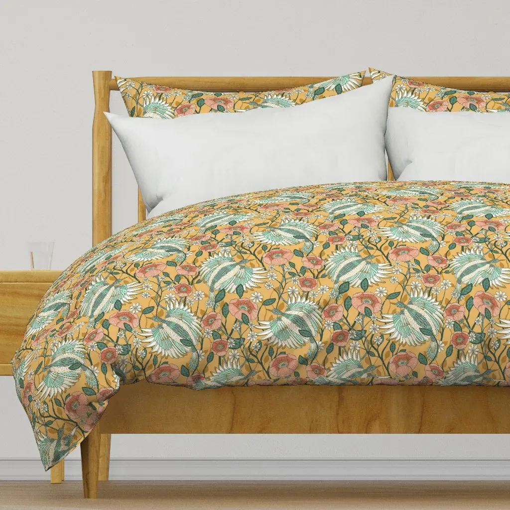 Ascending Bird Duvet Cover - Teal product