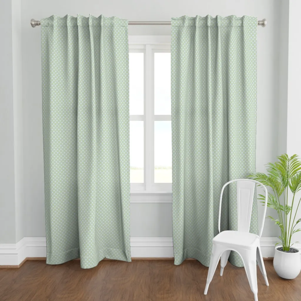 Ashley Tiny Palm Curtain Panel - Light Green product
