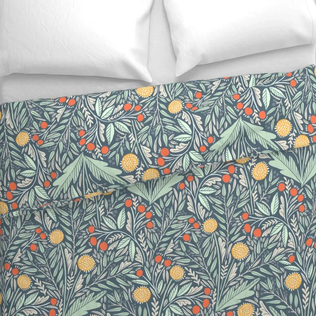 Astrid Duvet Cover - Orange alternate view