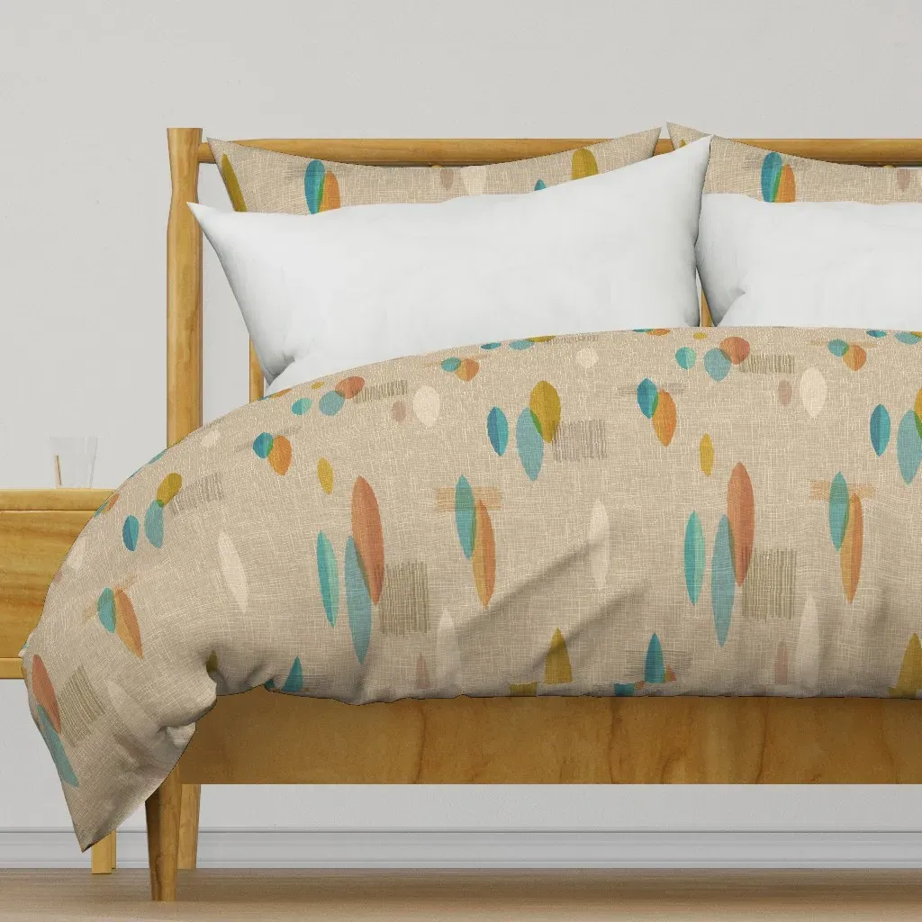 Atomic Spears Duvet Cover - Beige product