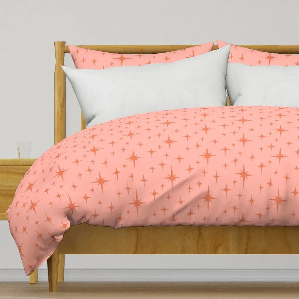 Atomic Starburst Duvet Cover - Burnt Orange product