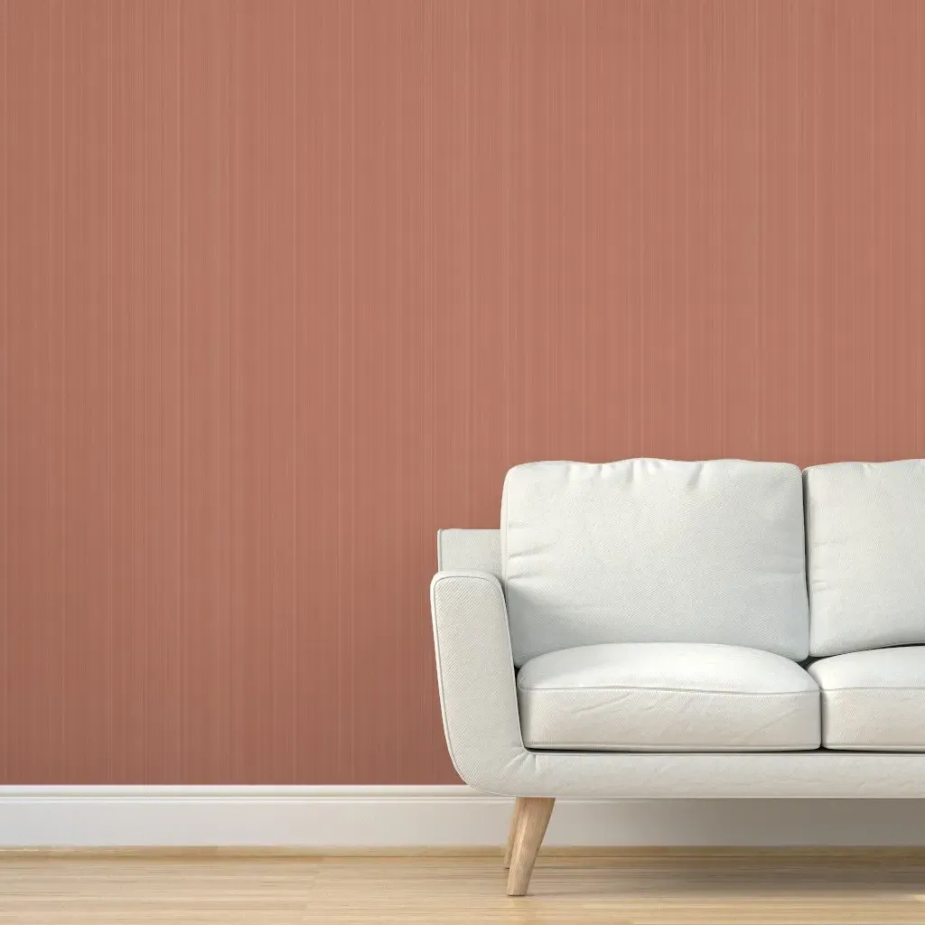 Audubon Russet Dragged Strie Peel and Stick Wallpaper - Dusty Rose product