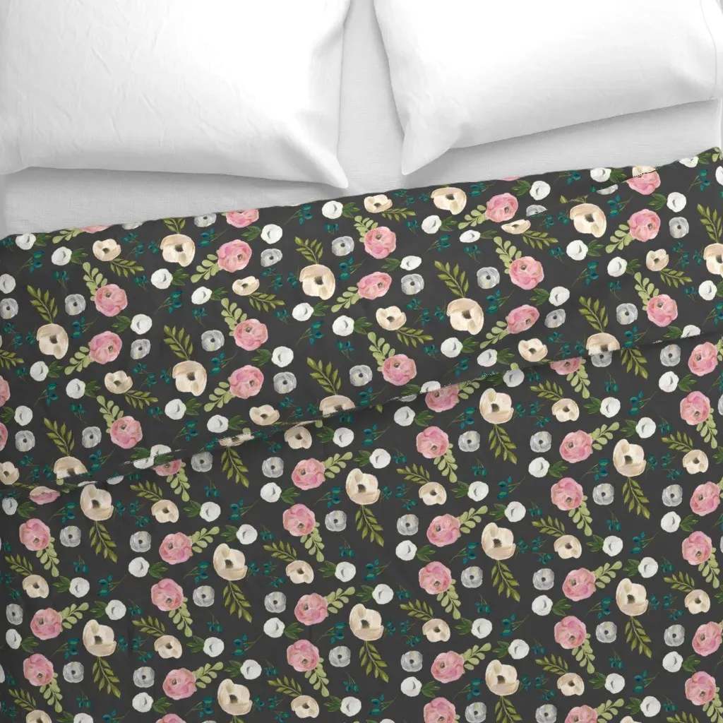 August Floral Duvet Cover - Pink alternate view