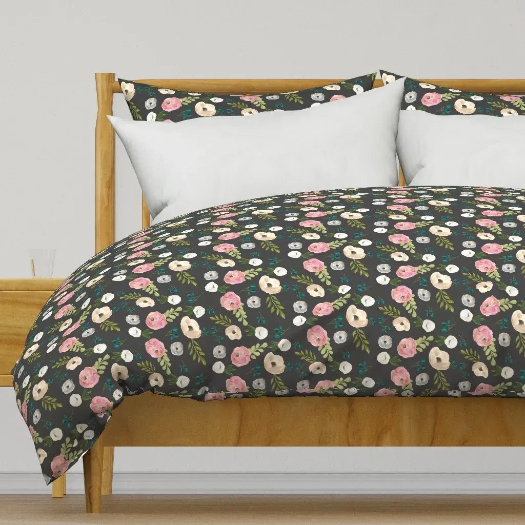 August Floral Duvet Cover - Pink product