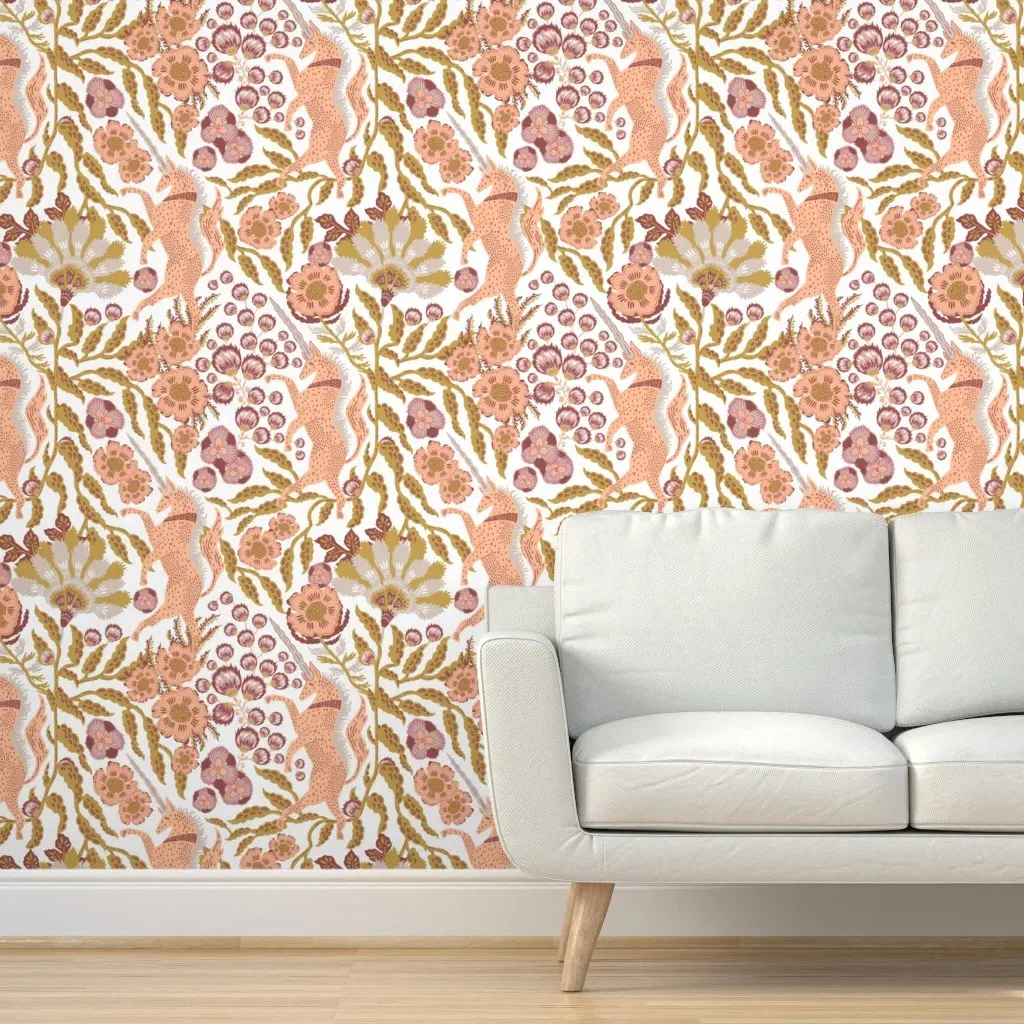 Aurora Uni Bright Peel and Stick Wallpaper - Dusty Rose product