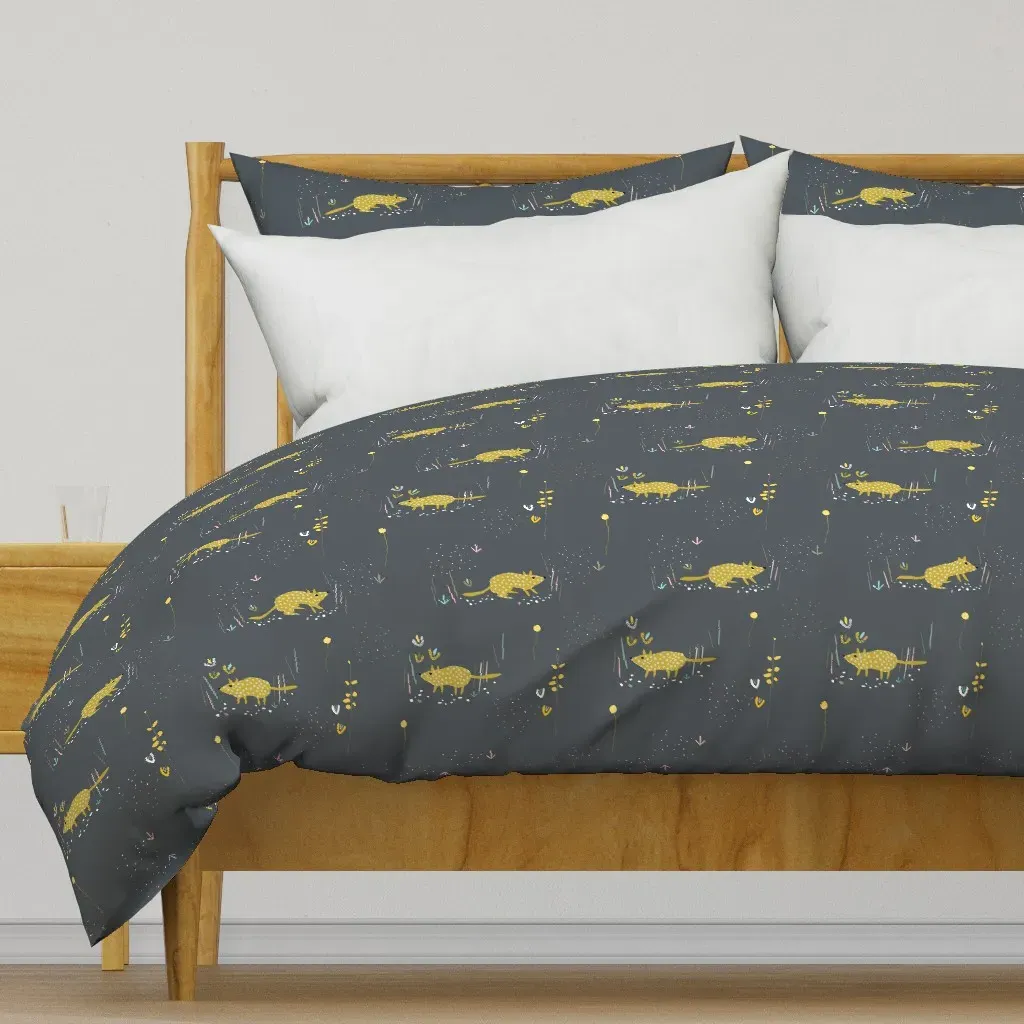 Australian Quoll (Native Cat) Duvet Cover - Yellow product