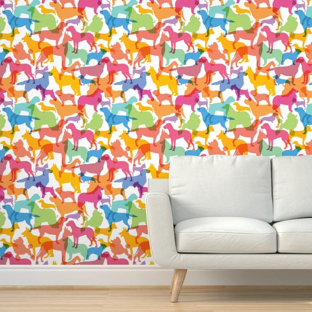 Autism All Different All Equal Peel and Stick Wallpaper - Multicolor product