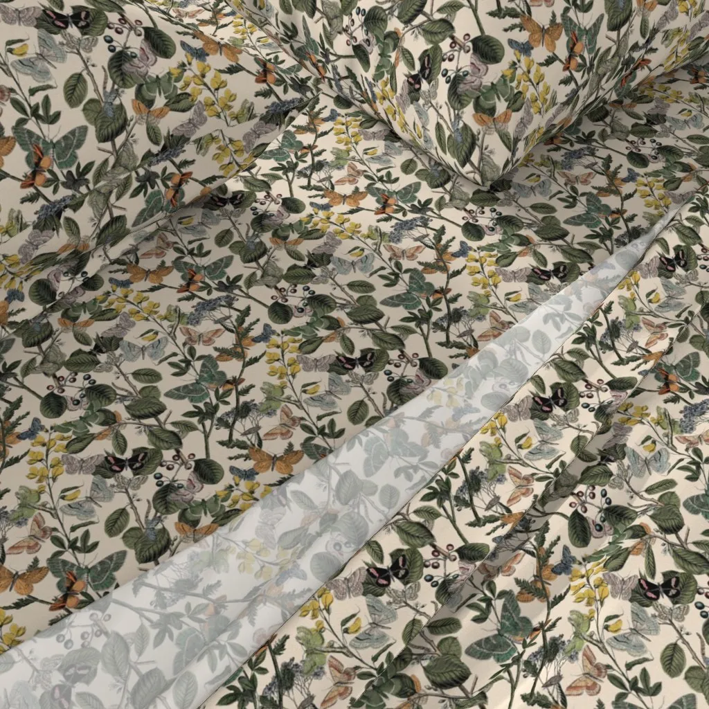 Autumn In The Butterflies' Garden Twin Sheet Set - Green alternate view