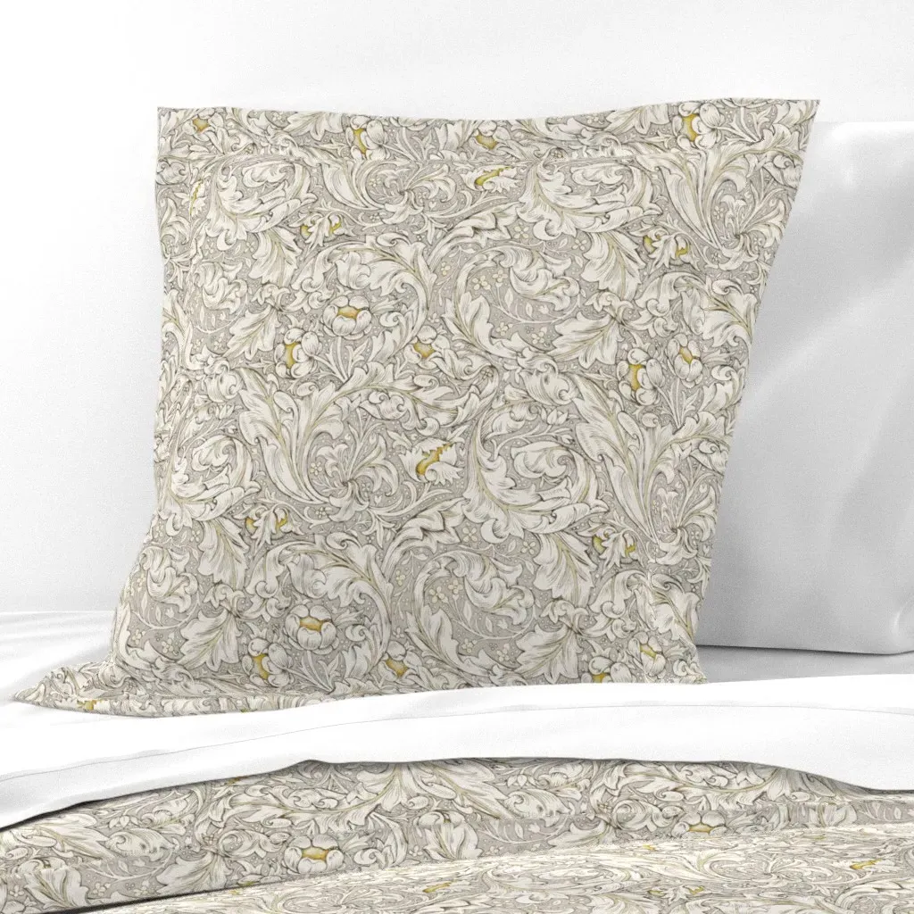 Bachelors Button Old Renaissance Euro Pillow Sham - Off-White product