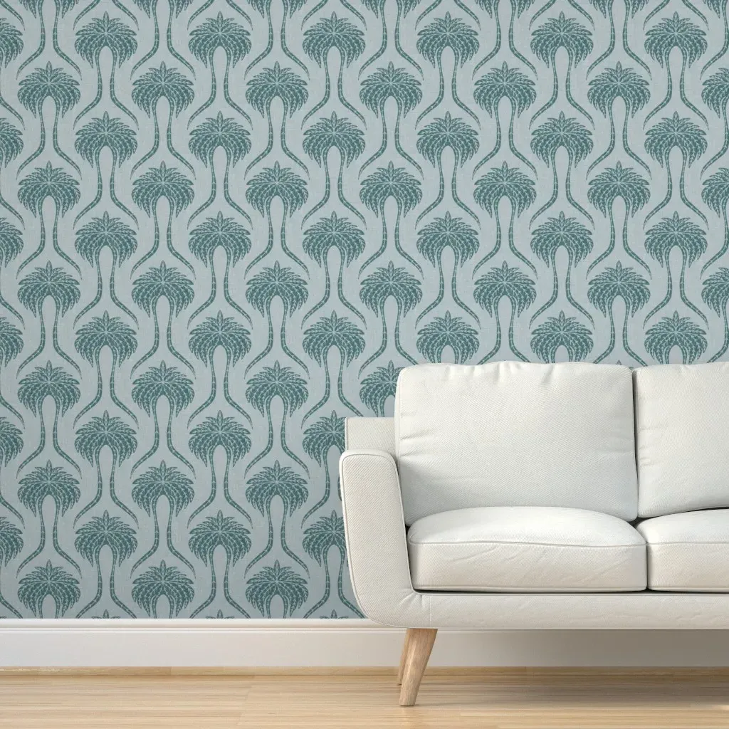 Baelli Sky Peel and Stick Wallpaper - Teal product