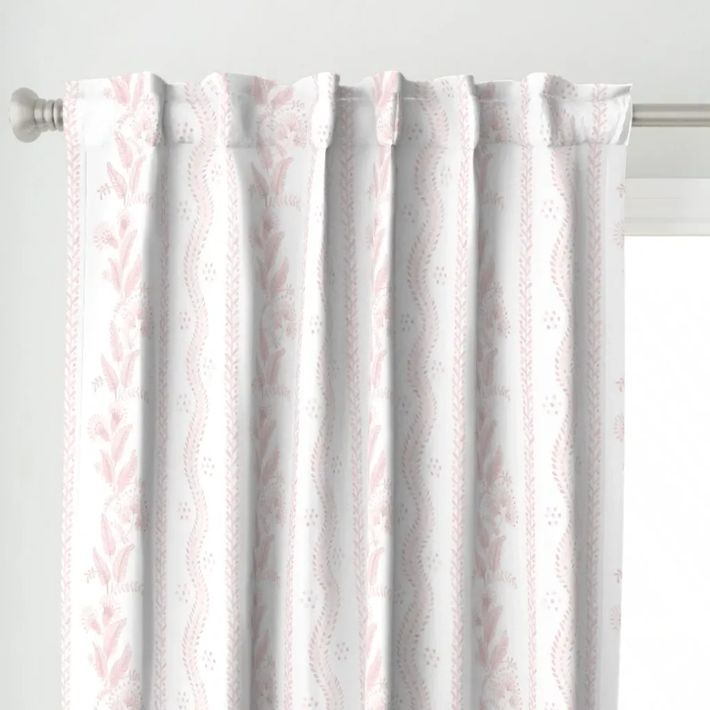 Ballet Slipper Curtain Panel - Blush Pink alternate view