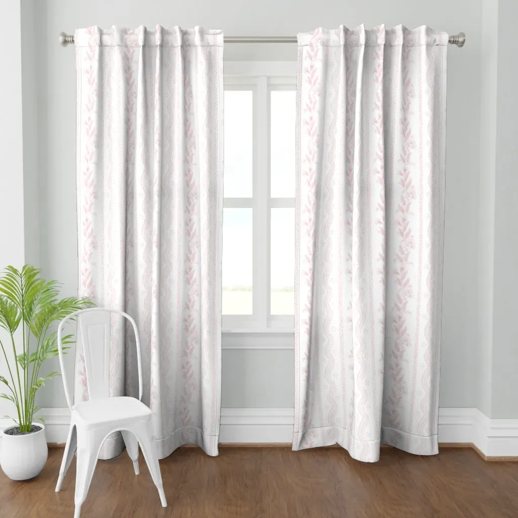 Ballet Slipper Curtain Panel - Blush Pink product