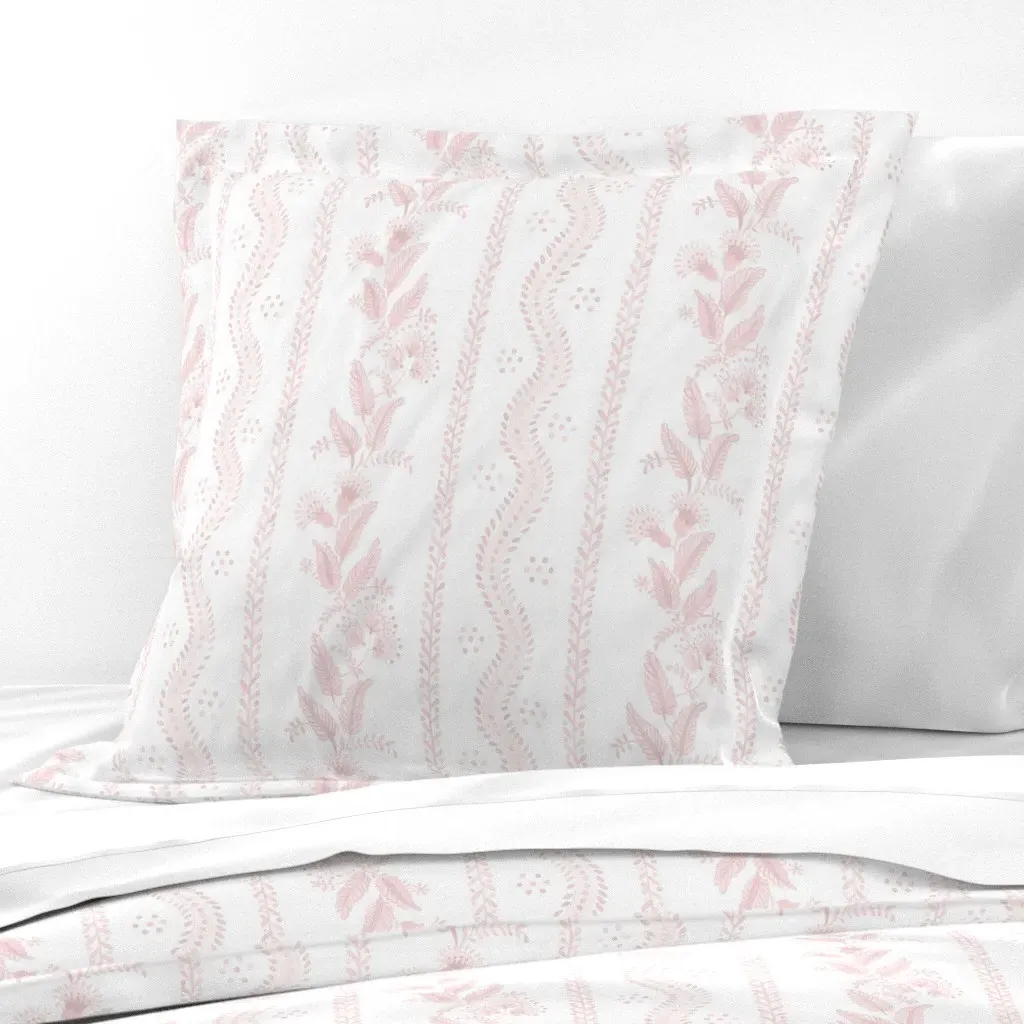 Ballet Slipper Euro Pillow Sham - Blush Pink product
