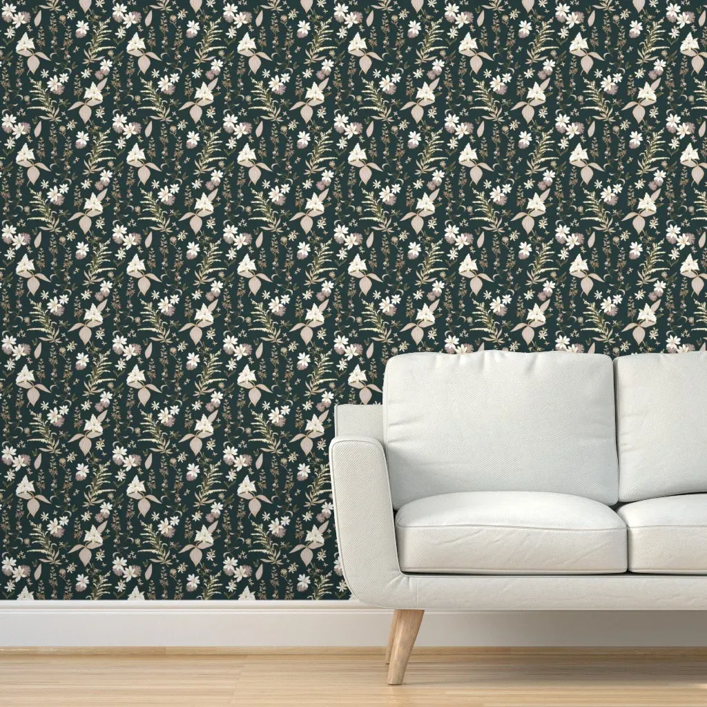 Balsam Meadow Faux Gilding Peel and Stick Wallpaper - Off-White product