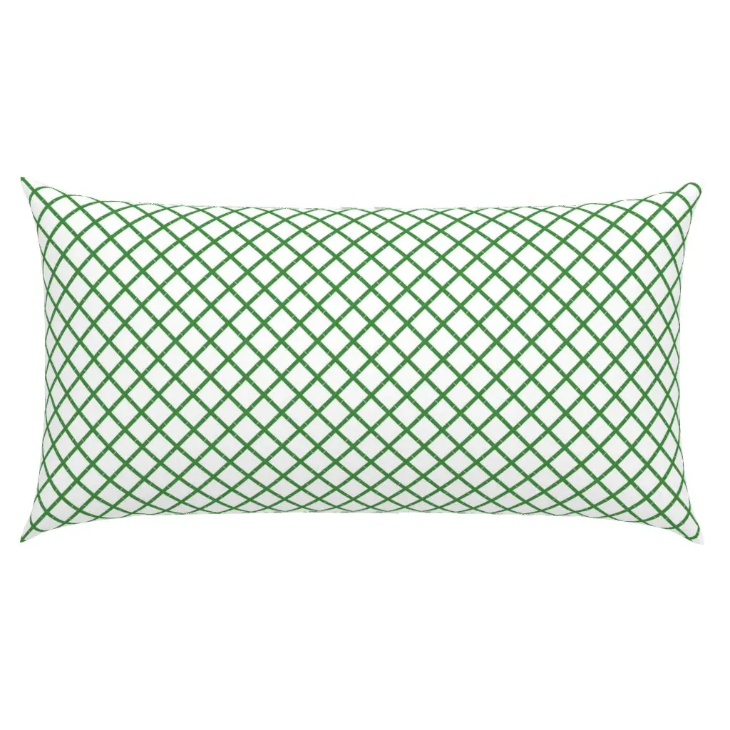Bamboo Lattice King Pillow Sham - Green product