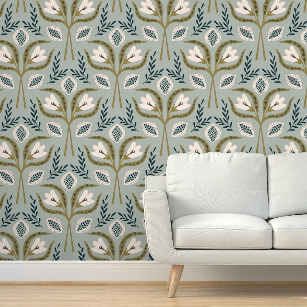 Banks Peel and Stick Wallpaper - French Grey product