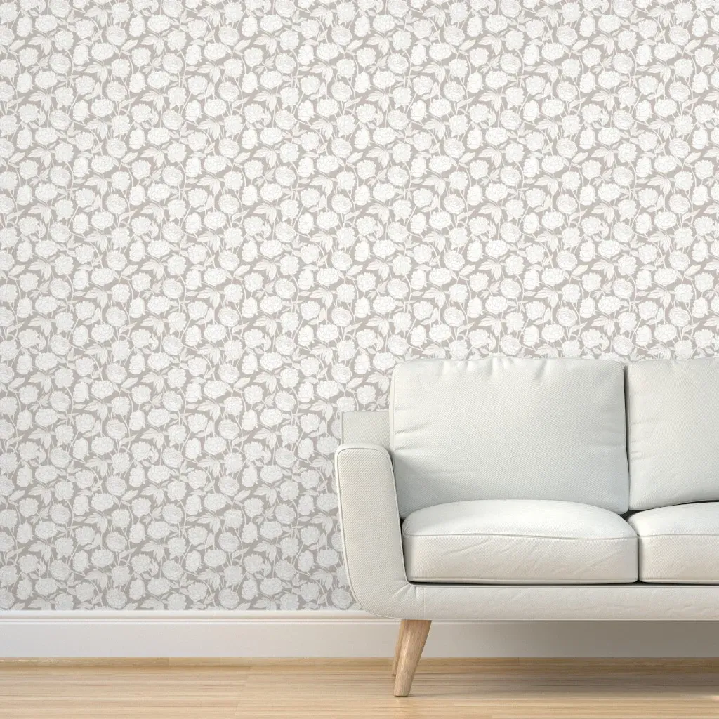Bardou Peel and Stick Wallpaper - Neutral Taupe product