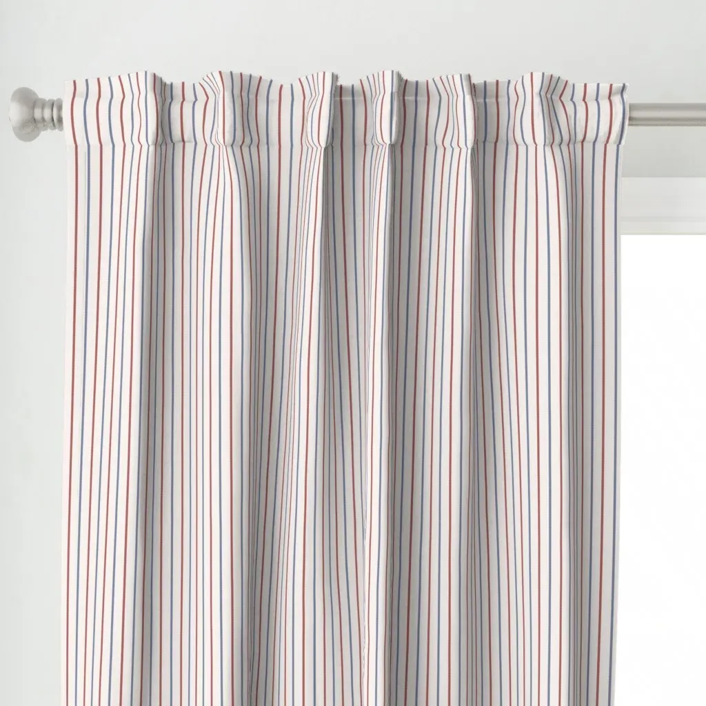 Baseball Ball Stitch Curtain Panel - Off-White alternate view