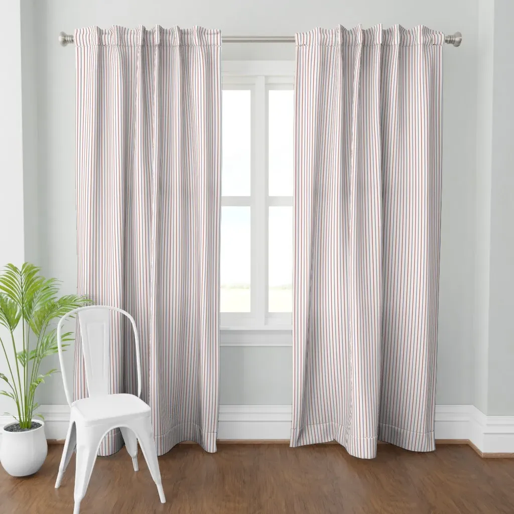 Baseball Ball Stitch Curtain Panel - Off-White product
