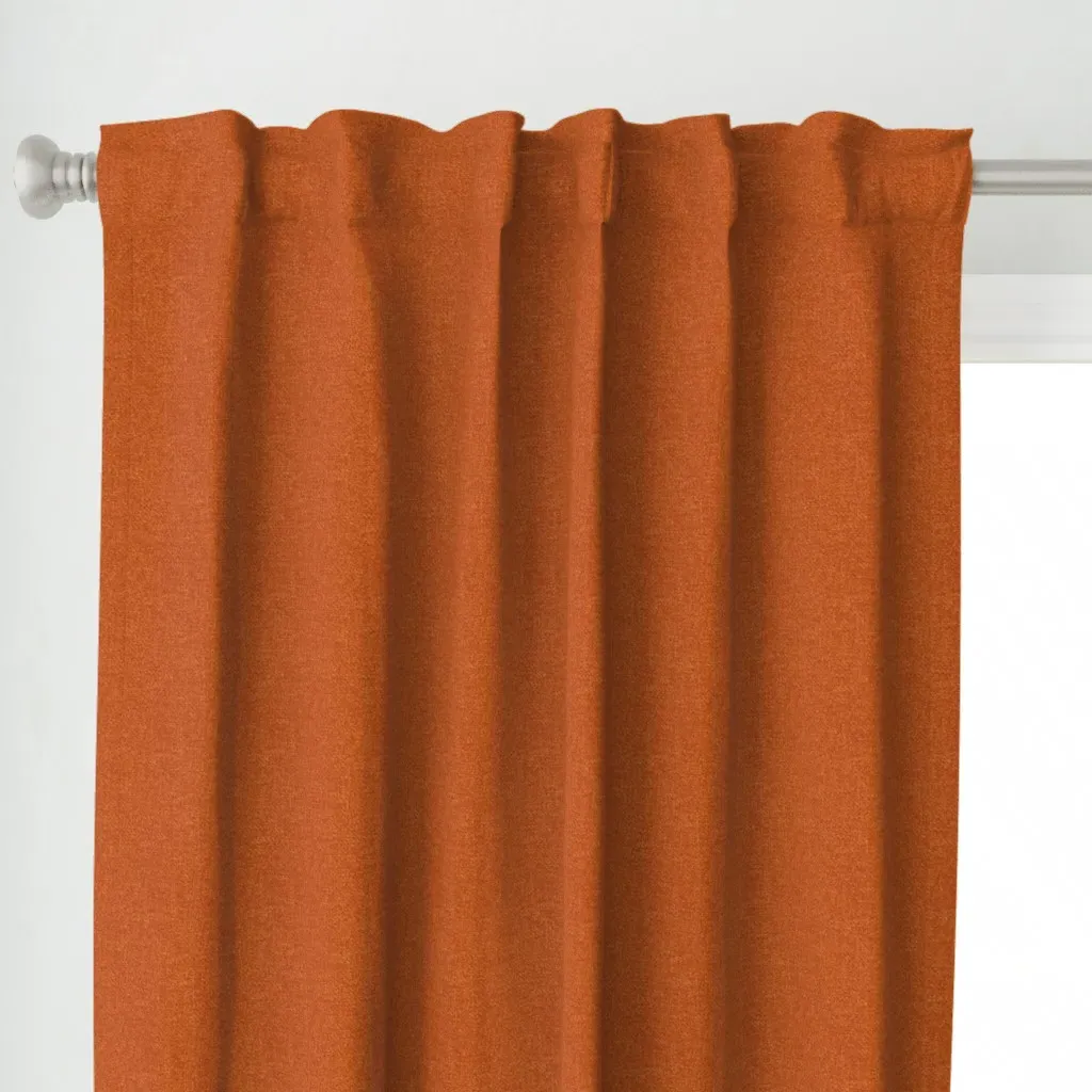 Basic Weave Curtain Panel - Russet alternate view