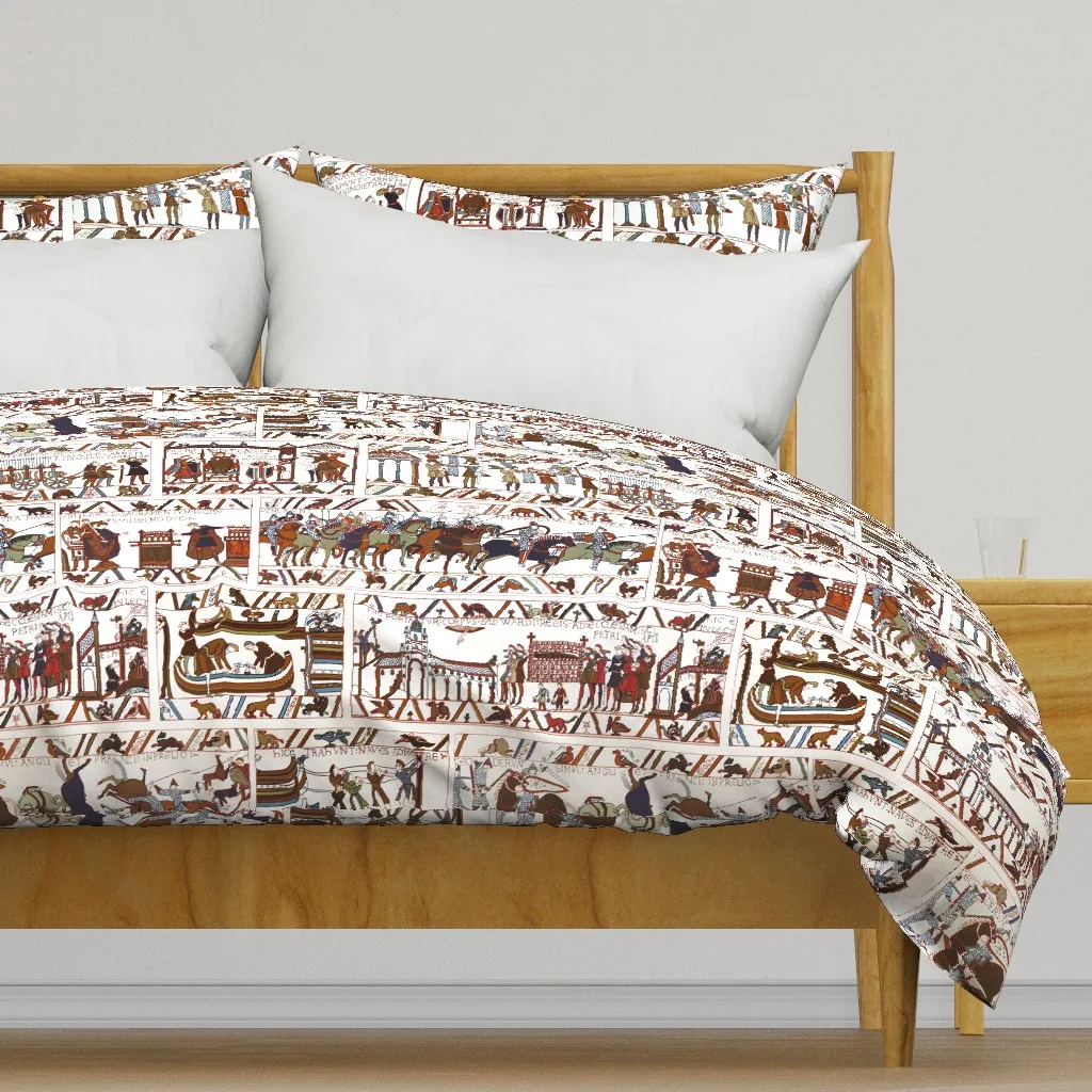 Bayeux Tapestry Duvet Cover - Brown product