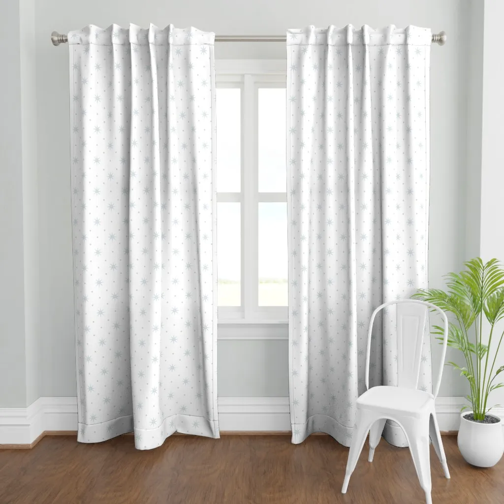 Bayside Morning Curtain Panel - Light Blue product