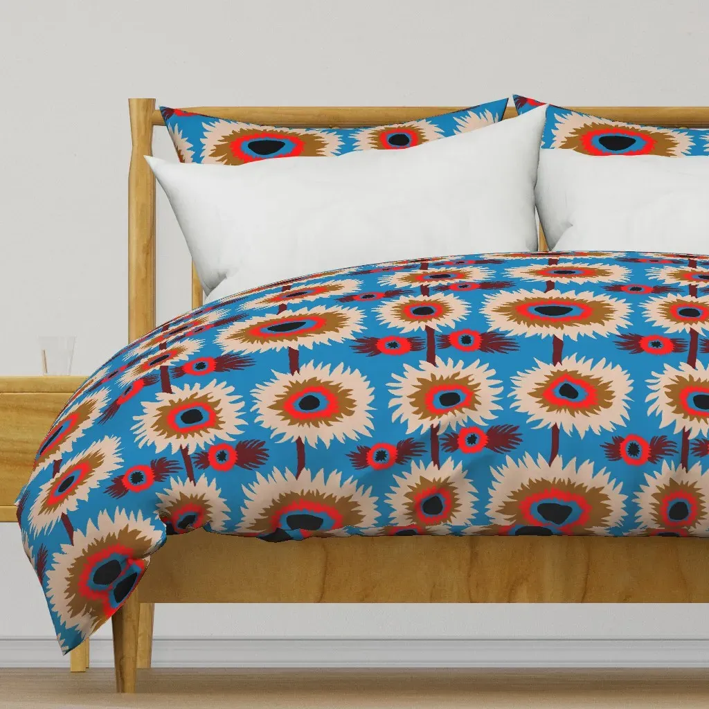 Bazooks Flower Pop Duvet Cover - Red product