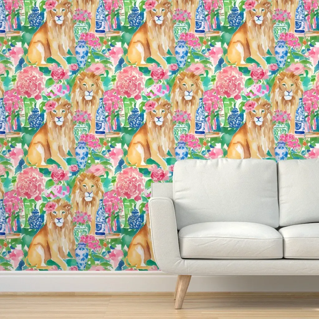 Be My Valentine Peel and Stick Wallpaper - Gold, Beige product