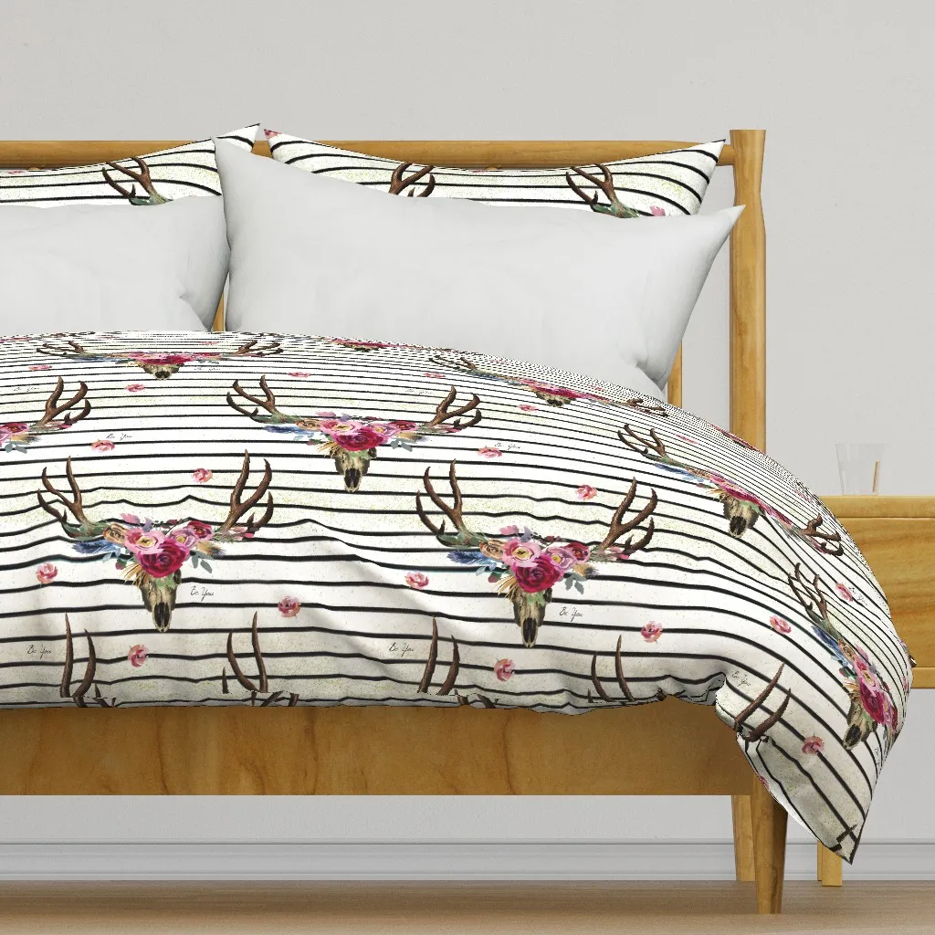 Be You Boho Duvet Cover - White product
