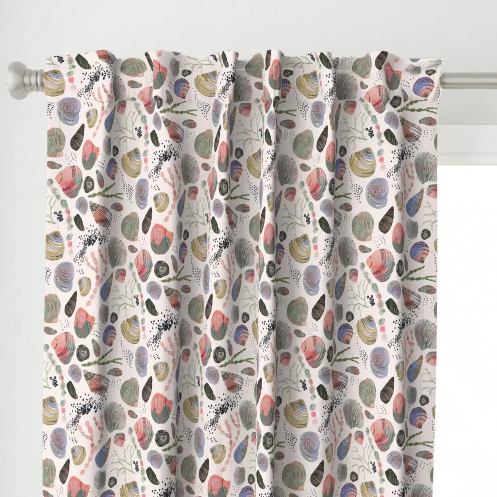 Beach Finds Curtain Panel - Pink alternate view