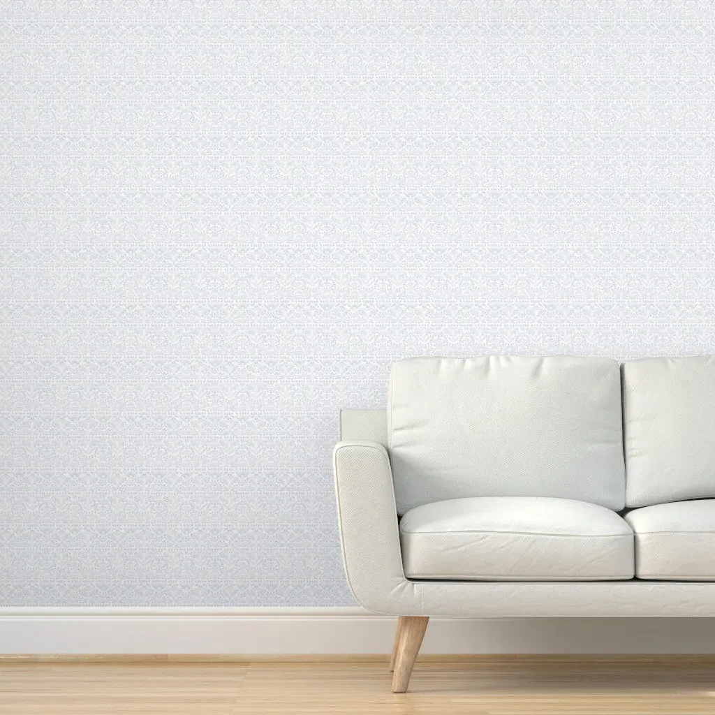 Beatrice's Blossoms Peel and Stick Wallpaper - Light Blue product