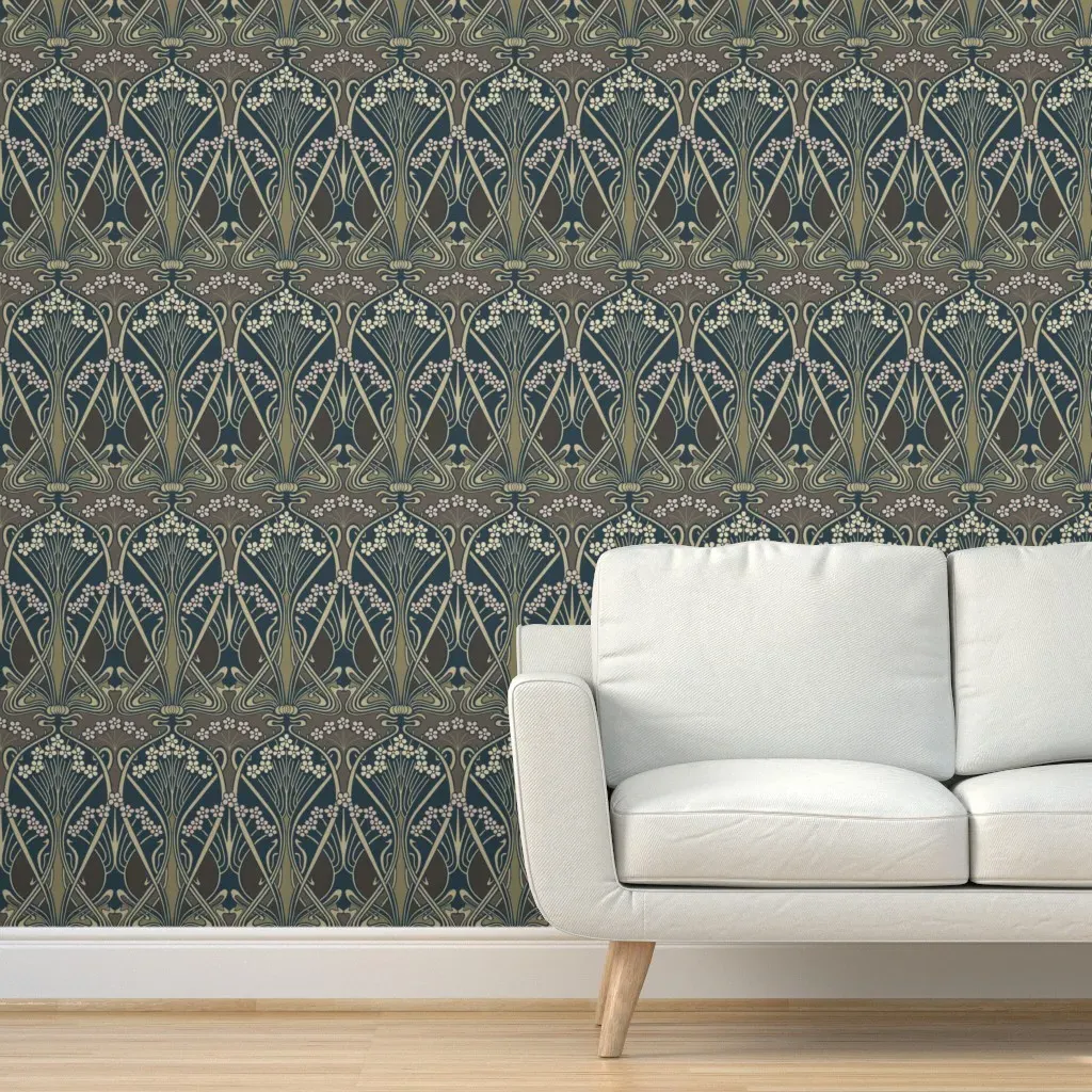 Beauclair Ianthe Peel and Stick Wallpaper - Brown, Beige product