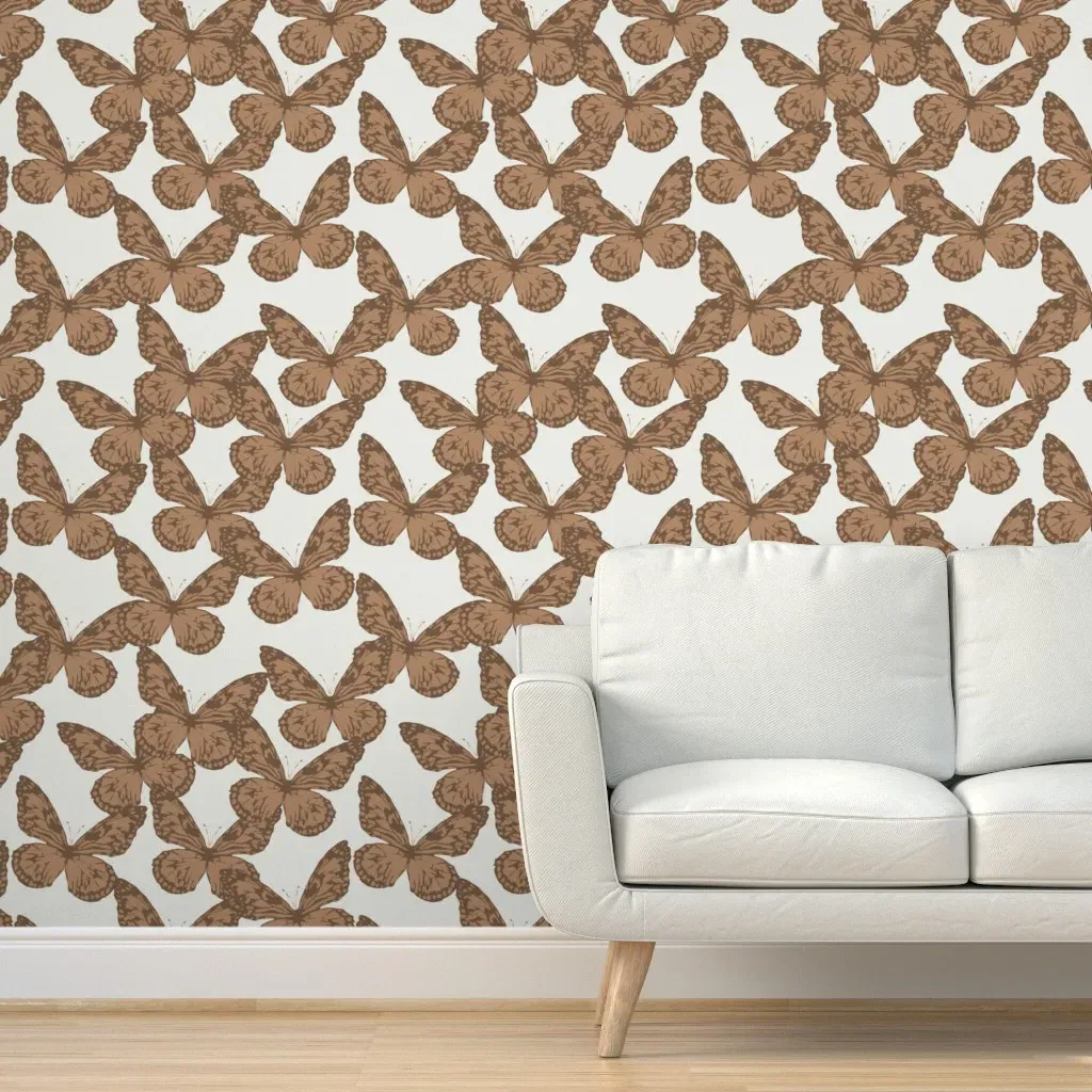 Bebe Butterfly Peel and Stick Wallpaper - Beige product