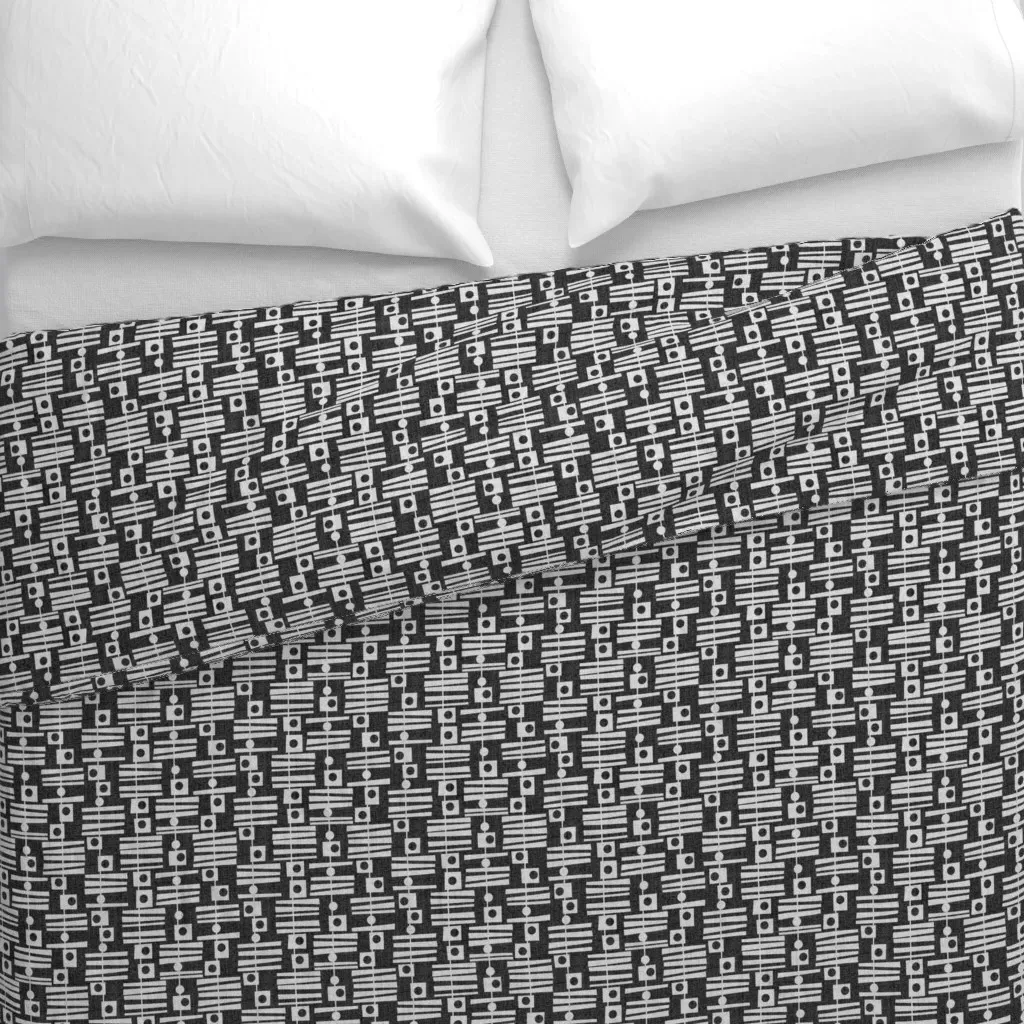 Bebop Shish Kabob Small Duvet Cover - White alternate view