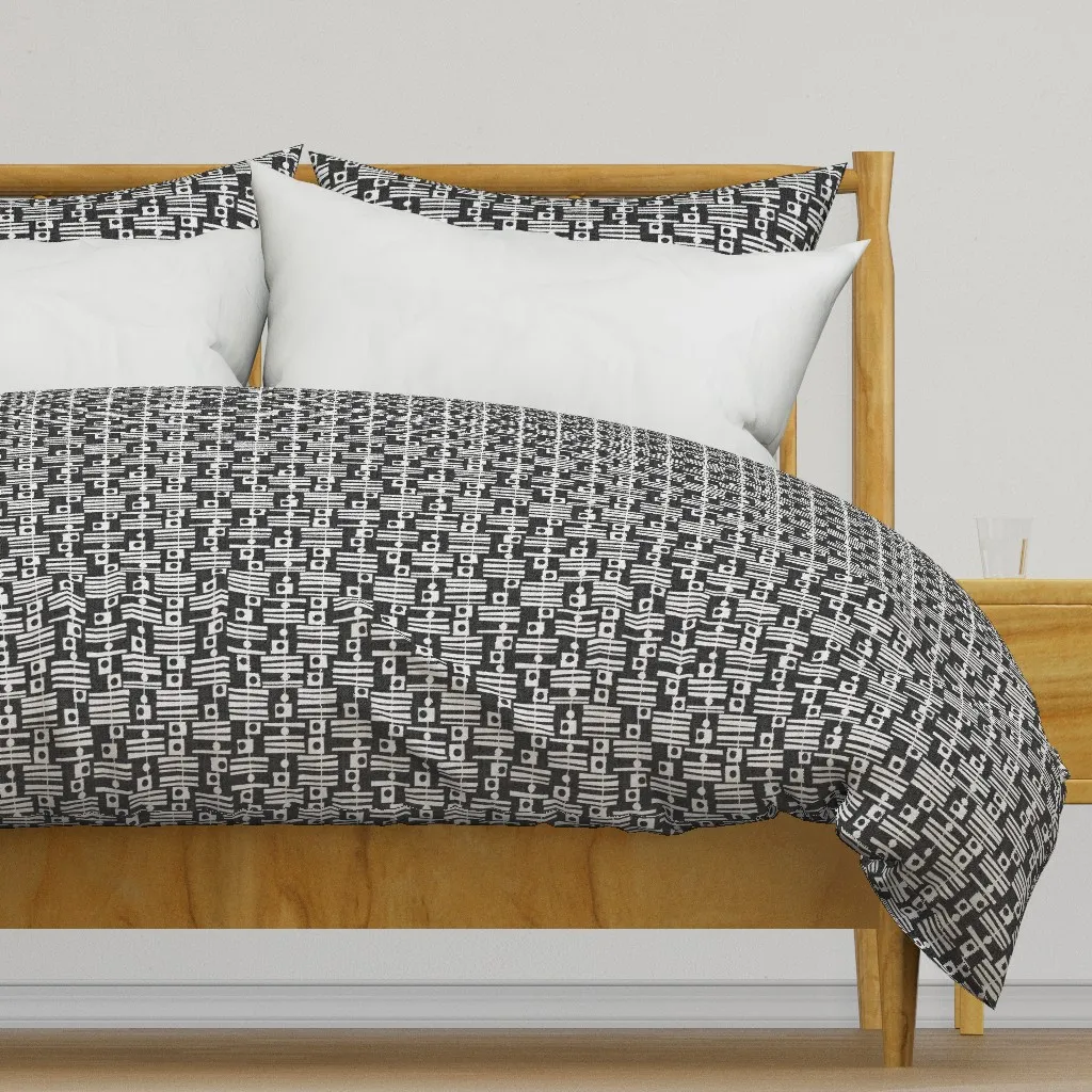 Bebop Shish Kabob Small Duvet Cover - White product