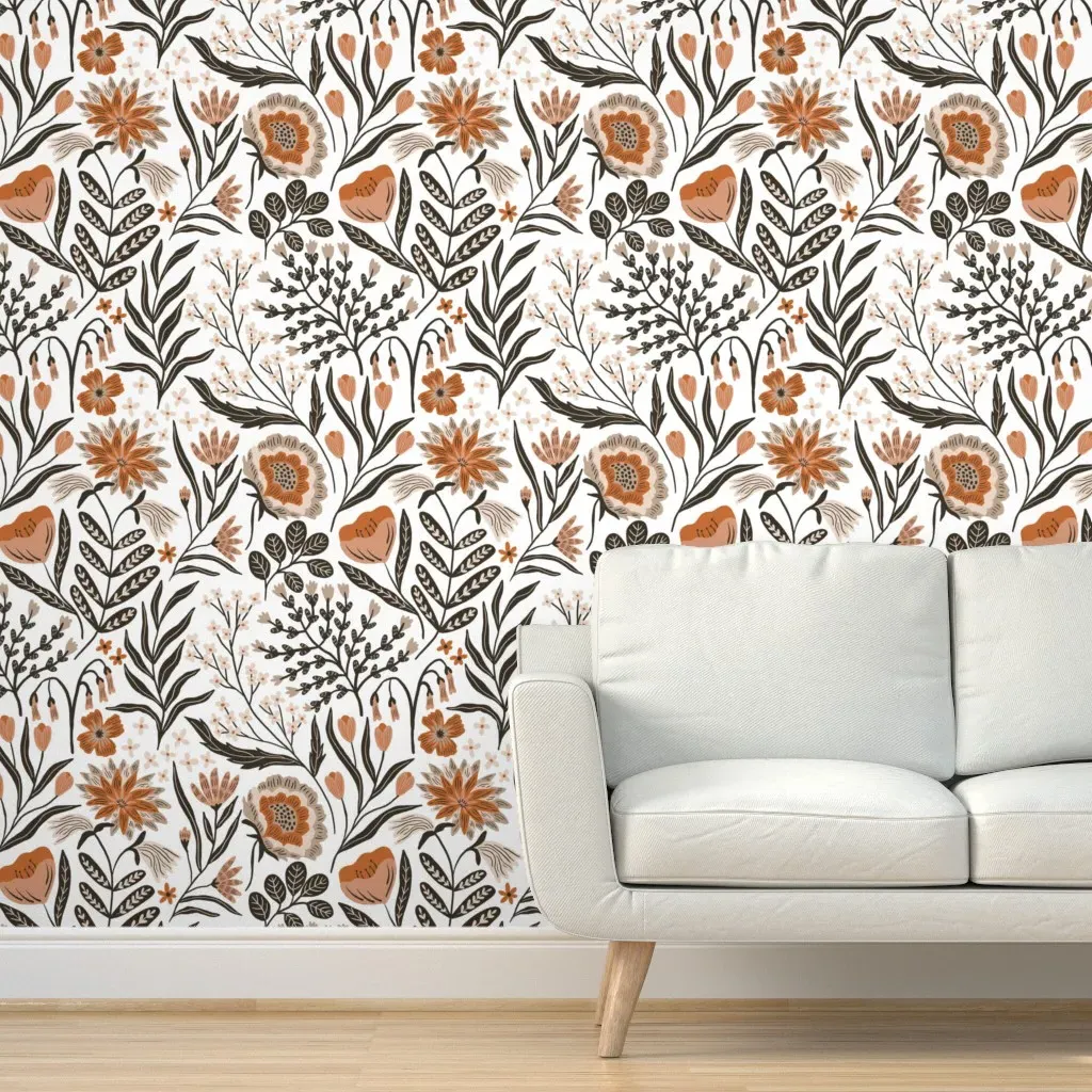 Becca Peel and Stick Wallpaper - Brown, White product