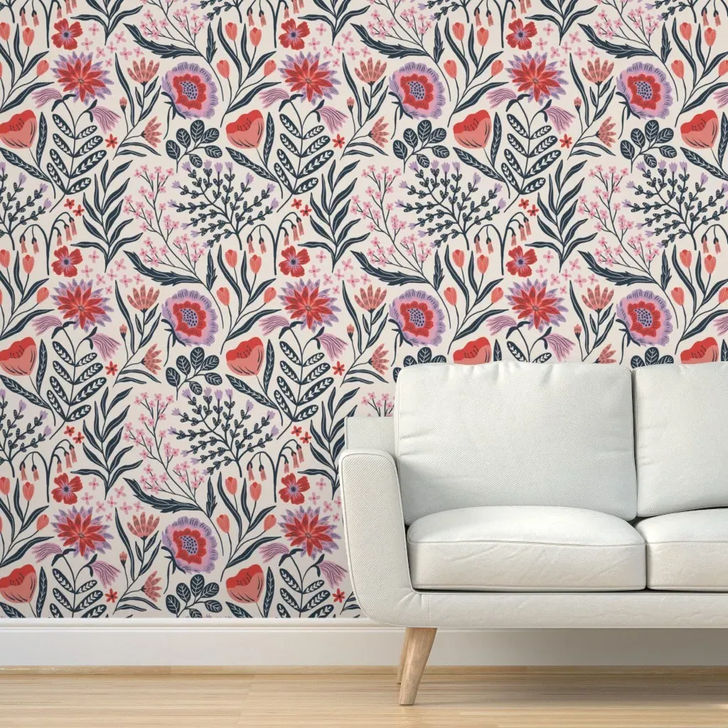 Becca Peel and Stick Wallpaper - Soft Pink product