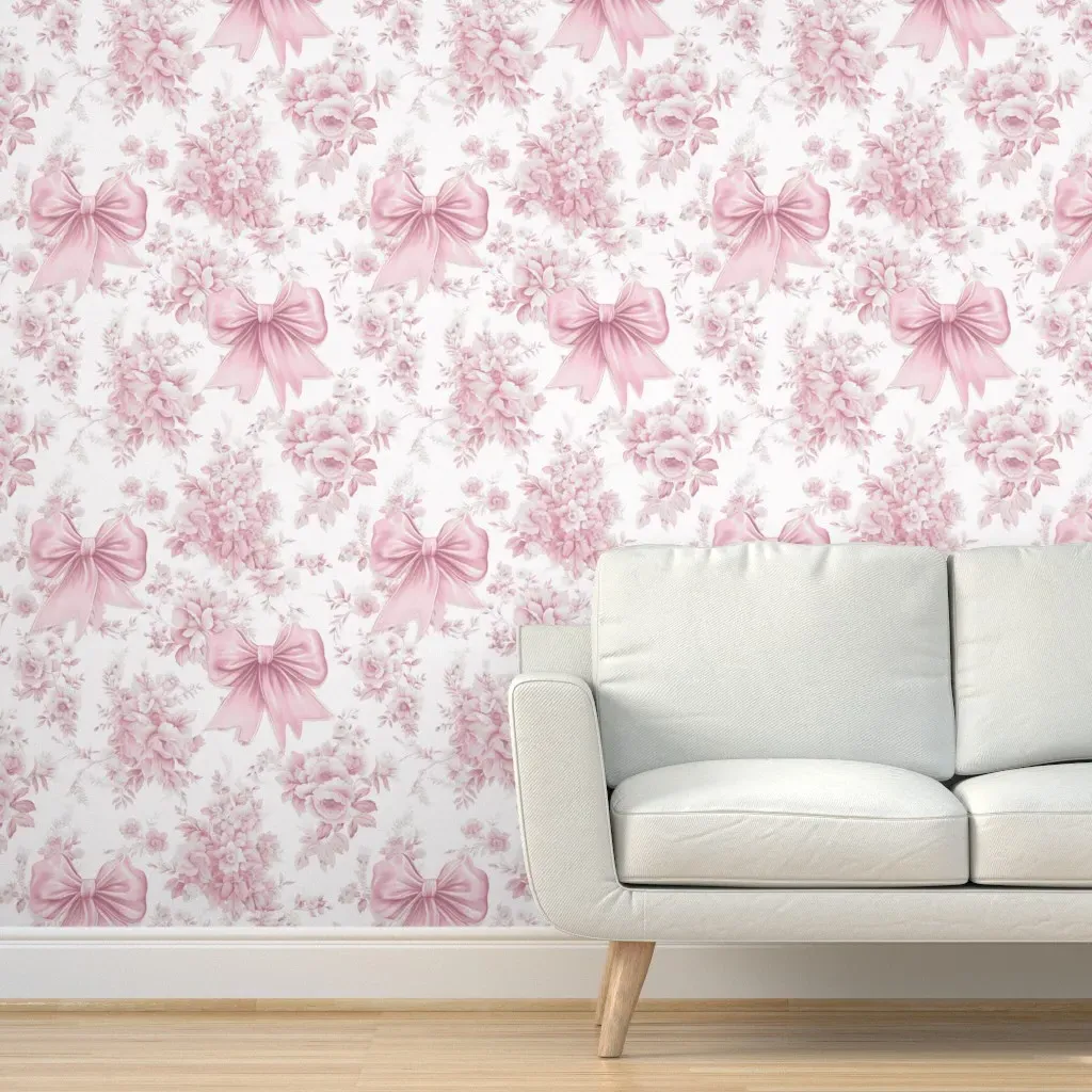 Bed & Breakfast Peel and Stick Wallpaper - Blush product