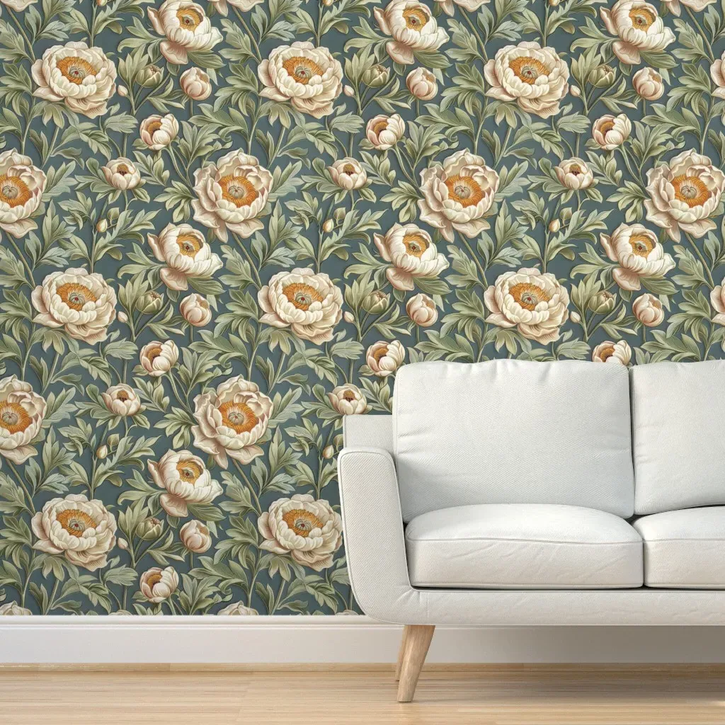 Belle Epoque Floral Peel and Stick Wallpaper - Cream product